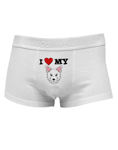 I Heart My - Cute Westie DogMens Cotton Trunk Underwear by TooLoud-Men's Trunk Underwear-TooLoud-White-Small-Davson Sales