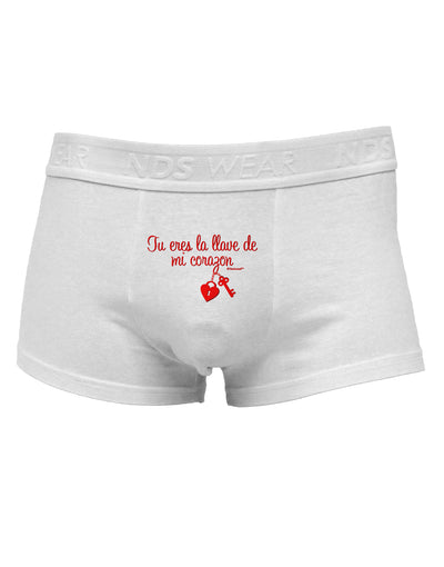 Tu Eres La Llave De Mi Corazon Mens Cotton Trunk Underwear by TooLoud-Men's Trunk Underwear-TooLoud-White-Small-Davson Sales