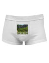 Beautiful Cliffs Colorado Mens Cotton Trunk Underwear by NDS Wear-Men's Trunk Underwear-NDS Wear-White-Small-Davson Sales