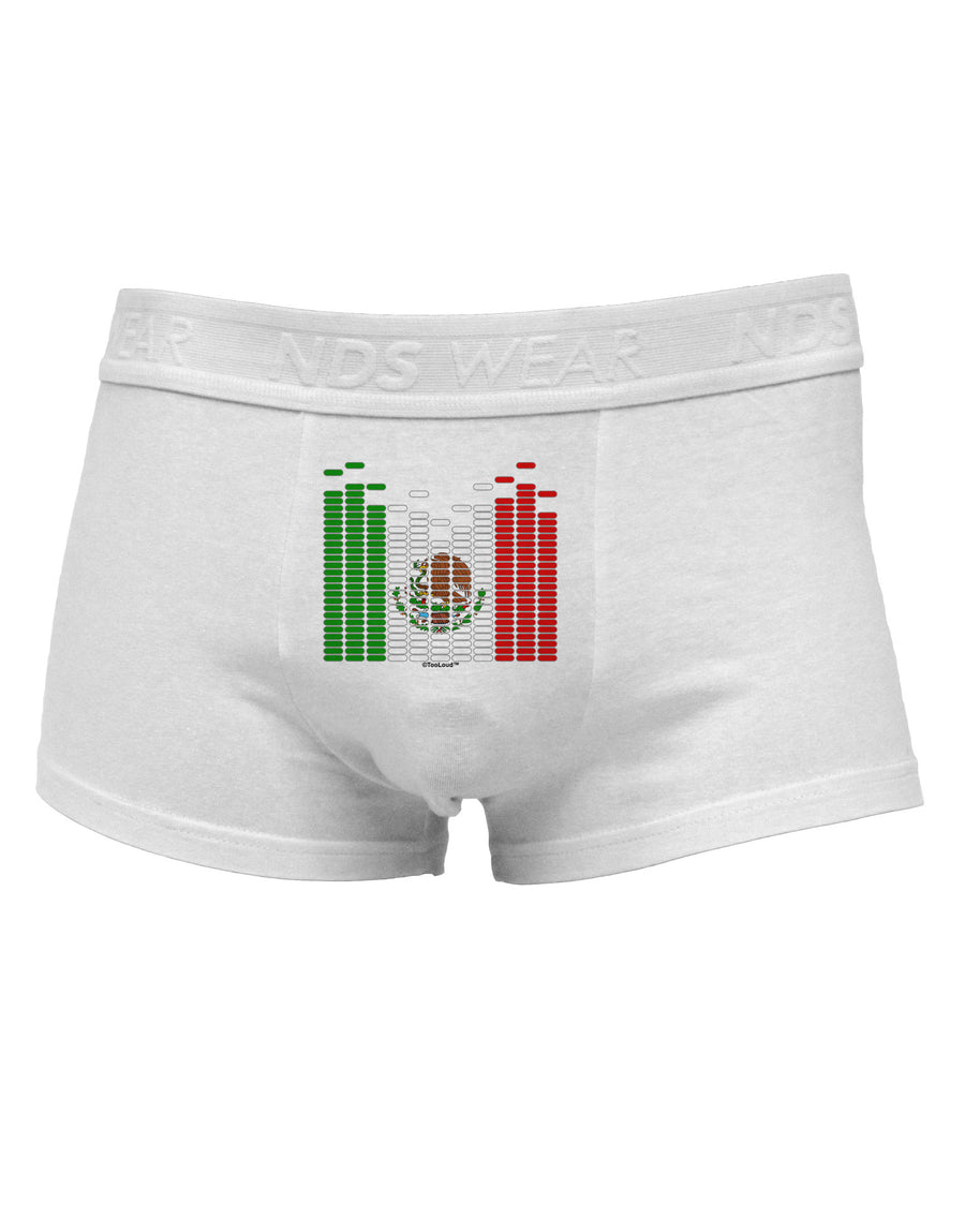 Mexican Flag Levels - Cinco De Mayo Mens Cotton Trunk Underwear-Men's Trunk Underwear-NDS Wear-White-Small-Davson Sales