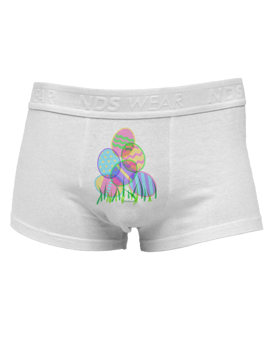 Gel Look Easter Eggs Mens Cotton Trunk Underwear-Men's Trunk Underwear-NDS Wear-White-Small-Davson Sales