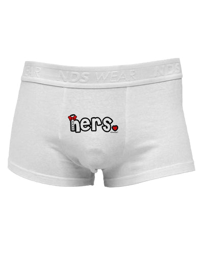 Matching His and Hers Design - Hers - Red Bow TieMens Cotton Trunk Underwear by TooLoud-Men's Trunk Underwear-TooLoud-White-Small-Davson Sales