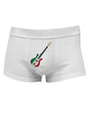 Mexican Flag Guitar Design Mens Cotton Trunk Underwear by TooLoud-Men's Trunk Underwear-NDS Wear-White-Small-Davson Sales