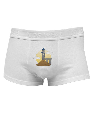 Moonlit Wizard Tower - Halloween Mens Cotton Trunk Underwear-Men's Trunk Underwear-TooLoud-White-Small-Davson Sales