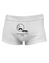 Sir Cumference Loves Pi Day Mens Cotton Trunk Underwear-Men's Trunk Underwear-NDS Wear-White-Small-Davson Sales