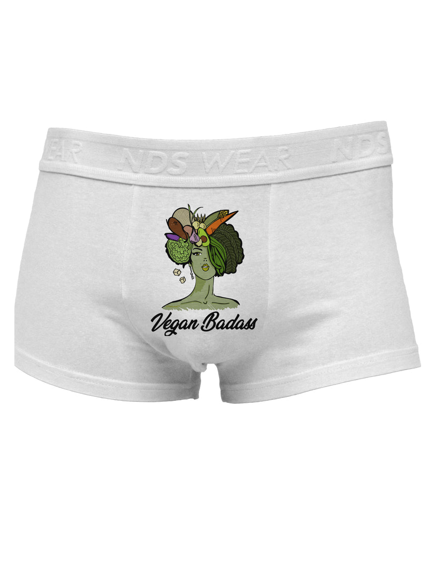 Vegan Badass Mens Cotton Trunk Underwear-Men's Trunk Underwear-NDS Wear-White-Small-Davson Sales