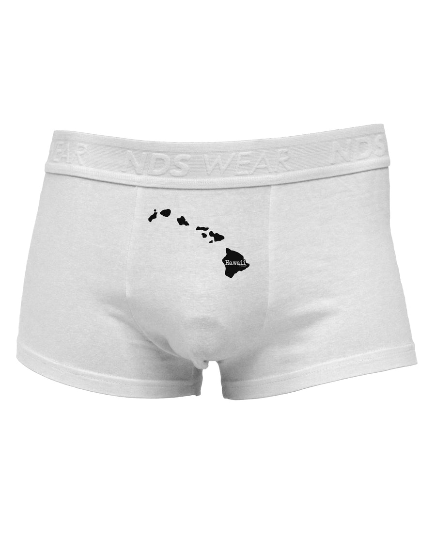 Hawaii - United States Shape Mens Cotton Trunk Underwear by TooLoud-Men's Trunk Underwear-NDS Wear-White-Small-Davson Sales