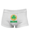 Shamrock Button - Irish Mens Cotton Trunk Underwear by TooLoud-Men's Trunk Underwear-NDS Wear-White-Small-Davson Sales