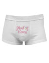 Maid of Honor - Diamond Ring Design - Color Mens Cotton Trunk Underwear-Men's Trunk Underwear-NDS Wear-White-Small-Davson Sales