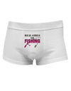 Real Girls Go Fishing Mens Cotton Trunk Underwear-Men's Trunk Underwear-NDS Wear-White-Small-Davson Sales