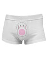 TooLoud Cute Bunny with Floppy Ears - Pink Mens Cotton Trunk Underwear-Men's Trunk Underwear-NDS Wear-White-Small-Davson Sales