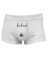 TooLoud Be Kind Mens Cotton Trunk Underwear-Men's Trunk Underwear-NDS Wear-White-Small-Davson Sales