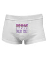 Personalized Mom Since ___ Mens Cotton Trunk Underwear-Men's Trunk Underwear-NDS Wear-White-Small-Davson Sales