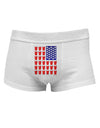 Beer Pong Flag Mens Cotton Trunk Underwear-Men's Trunk Underwear-NDS Wear-White-Small-Davson Sales
