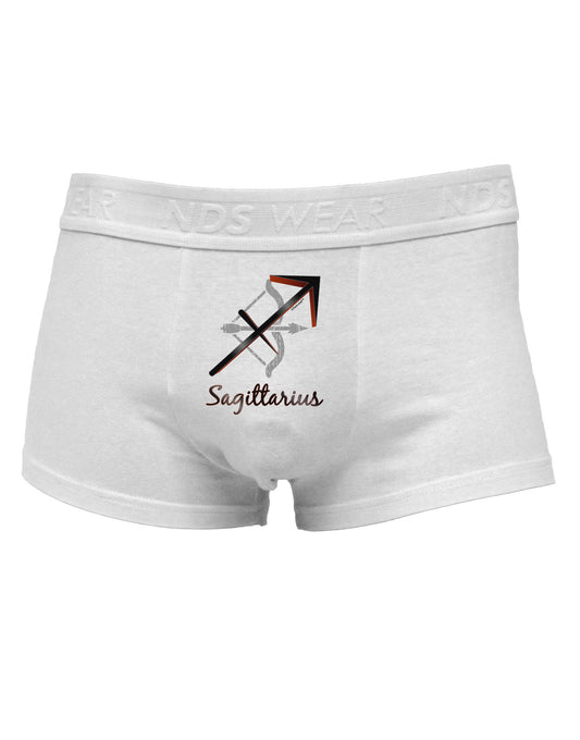 Sagittarius Symbol Mens Cotton Trunk Underwear-Men's Trunk Underwear-NDS Wear-White-Small-Davson Sales