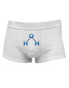 Water Molecule Mens Cotton Trunk Underwear by TooLoud-Men's Trunk Underwear-NDS Wear-White-Small-Davson Sales