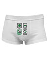 Eat Sleep Drink Green Beer Repeat Mens Cotton Trunk Underwear-Men's Trunk Underwear-NDS Wear-White-Small-Davson Sales