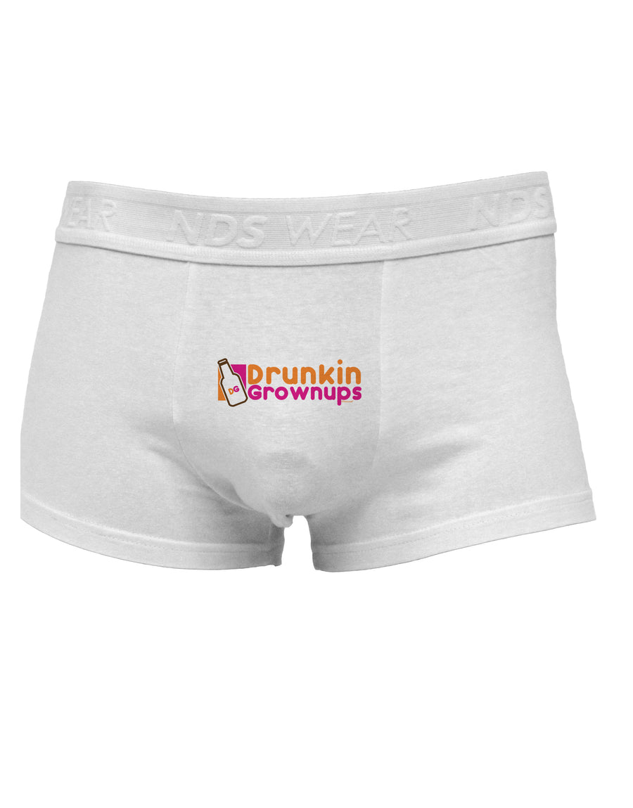 Drunken Grown ups Funny Drinking Mens Cotton Trunk Underwear by TooLoud-Men's Trunk Underwear-NDS Wear-White-Small-Davson Sales