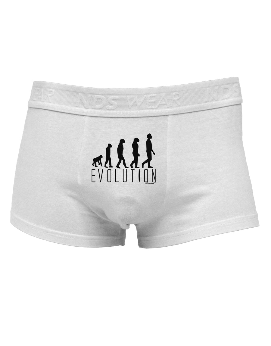 Evolution of Man Mens Cotton Trunk Underwear by TooLoud-Men's Trunk Underwear-NDS Wear-White-Small-Davson Sales