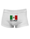 Mexcellent - Mexican Flag Mens Cotton Trunk Underwear-Men's Trunk Underwear-NDS Wear-White-Small-Davson Sales