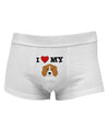 I Heart My - Cute Beagle DogMens Cotton Trunk Underwear by TooLoud-Men's Trunk Underwear-TooLoud-White-Small-Davson Sales