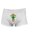 Fiesta Cactus Mens Cotton Trunk Underwear-Men's Trunk Underwear-NDS Wear-White-Small-Davson Sales