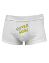 Super Mom - Lightening Bolt Design Mens Cotton Trunk Underwear by TooLoud-Men's Trunk Underwear-NDS Wear-White-Small-Davson Sales