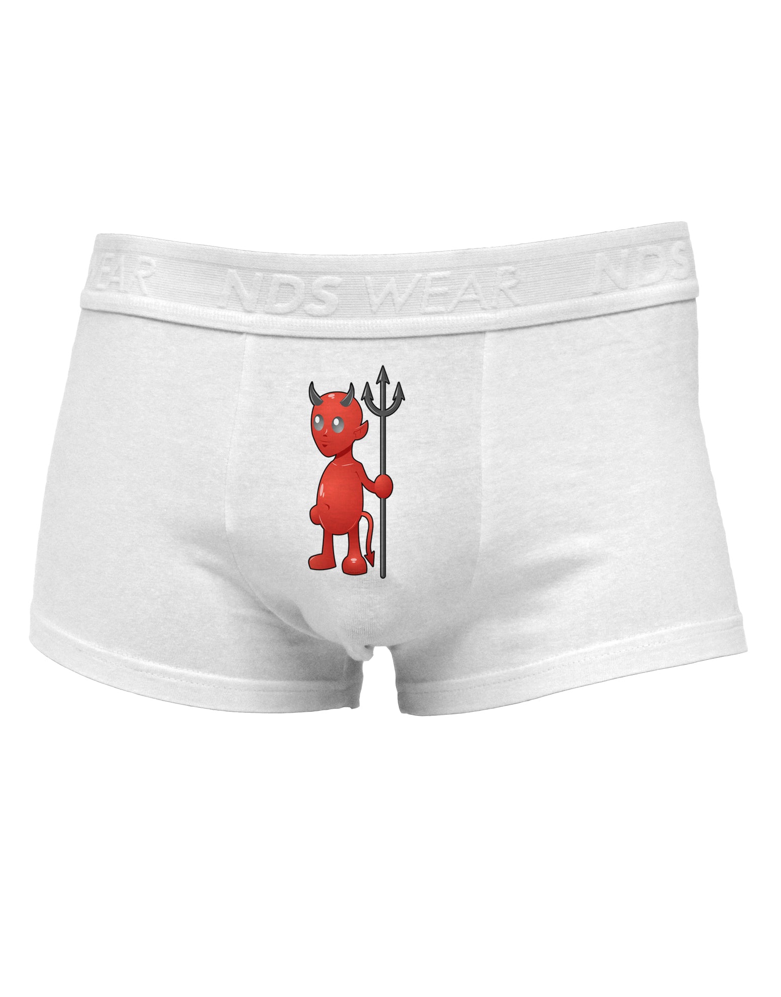 Cute Devil - Halloween Design Mens Cotton Trunk Underwear-Men's Trunk Underwear-TooLoud-White-Small-Davson Sales