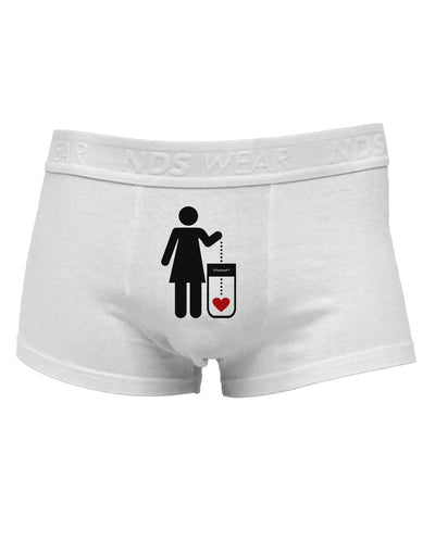 Single and Happy - Single WomanMens Cotton Trunk Underwear by TooLoud-Men's Trunk Underwear-NDS Wear-White-Small-Davson Sales