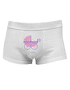 Baby Girl Carriage Mens Cotton Trunk Underwear-Men's Trunk Underwear-NDS Wear-White-Small-Davson Sales