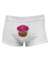 Giant Bright Pink CupcakeMens Cotton Trunk Underwear by TooLoud-Men's Trunk Underwear-TooLoud-White-Small-Davson Sales