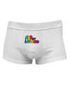 I Heart My Boyfriend - Rainbow Mens Cotton Trunk Underwear-Men's Trunk Underwear-NDS Wear-White-Small-Davson Sales