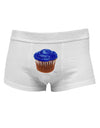 Giant Bright Blue CupcakeMens Cotton Trunk Underwear by TooLoud-Men's Trunk Underwear-TooLoud-White-Small-Davson Sales