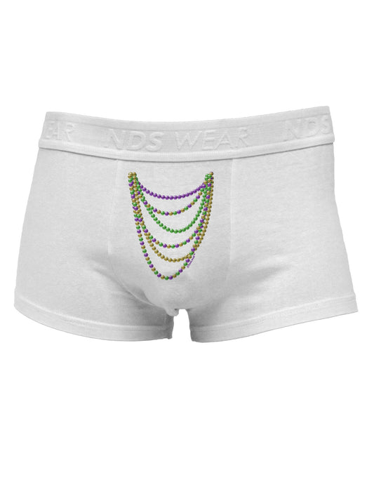 Mardi Gras Beads NecklacesMens Cotton Trunk Underwear-Men's Trunk Underwear-NDS Wear-White-Small-Davson Sales