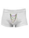 Mardi Gras Beads NecklacesMens Cotton Trunk Underwear-Men's Trunk Underwear-NDS Wear-White-Small-Davson Sales