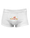 I Heart Thanksgiving Pumpkin Pie Mens Cotton Trunk Underwear-Men's Trunk Underwear-TooLoud-White-Small-Davson Sales