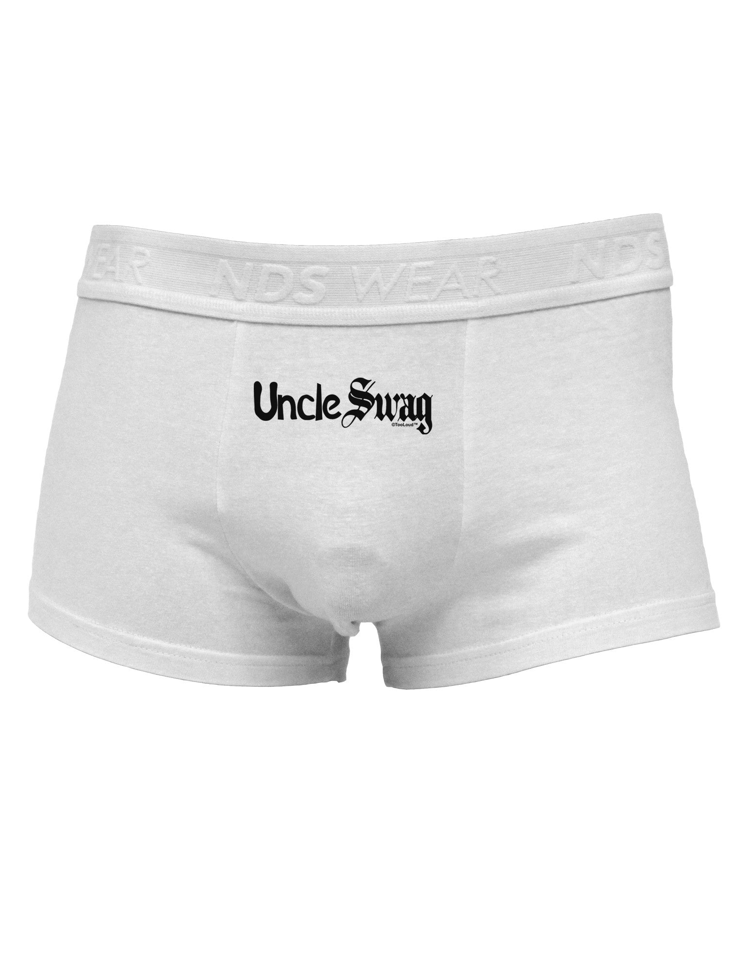 Uncle Swag Text Mens Cotton Trunk Underwear by TooLoud-Men's Trunk Underwear-NDS Wear-White-Small-Davson Sales