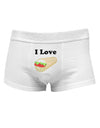 I Love Burritos - Funny Food Mens Cotton Trunk Underwear-Men's Trunk Underwear-TooLoud-White-Small-Davson Sales