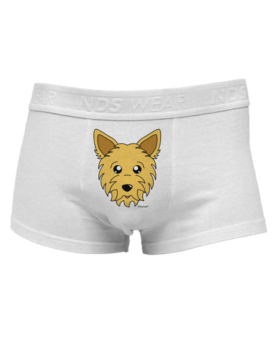 Cute Yorkshire Terrier Yorkie DogMens Cotton Trunk Underwear by TooLoud-Men's Trunk Underwear-TooLoud-White-Small-Davson Sales