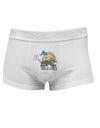 TooLoud Pugs and Kisses Mens Cotton Trunk Underwear-Men's Trunk Underwear-NDS Wear-White-Small-Davson Sales