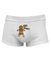 Oh Snap Gingerbread Man Christmas Mens Cotton Trunk Underwear-Men's Trunk Underwear-TooLoud-White-Small-Davson Sales