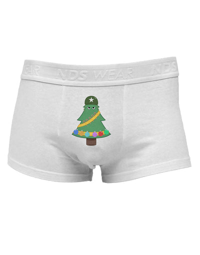 Christmas Tree Armed Design Mens Cotton Trunk Underwear-Men's Trunk Underwear-TooLoud-White-Small-Davson Sales