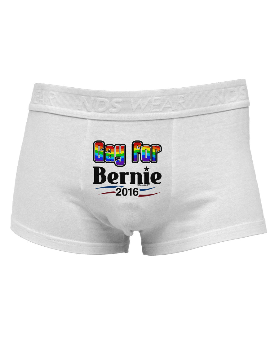 Gay for Bernie Mens Cotton Trunk Underwear-Men's Trunk Underwear-NDS Wear-White-Small-Davson Sales