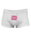 Rave Splatter Pink Mens Cotton Trunk Underwear-Men's Trunk Underwear-NDS Wear-White-Small-Davson Sales