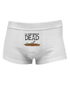 Sleep When Dead Mens Cotton Trunk Underwear-Men's Trunk Underwear-NDS Wear-White-Small-Davson Sales