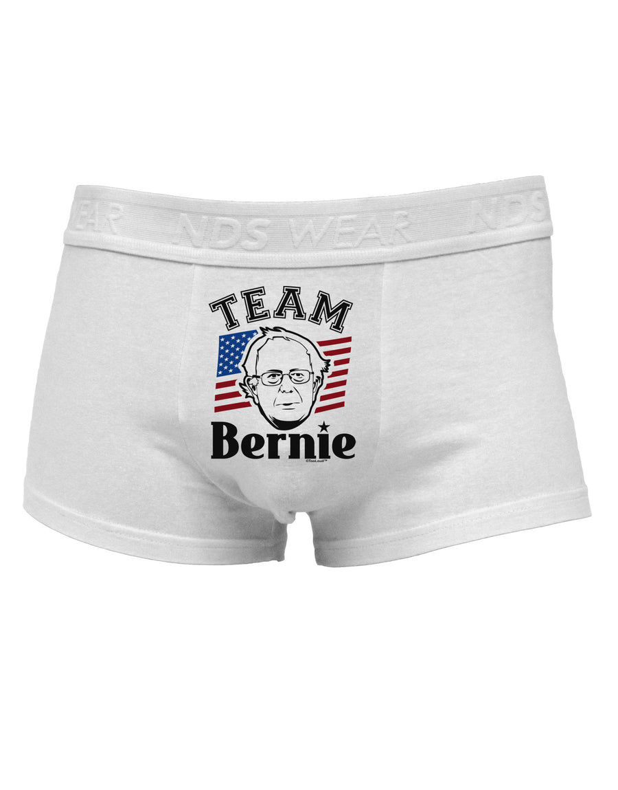 Team Bernie Mens Cotton Trunk Underwear-Men's Trunk Underwear-NDS Wear-White-Small-Davson Sales