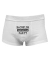 Bachelor Party Drinking Team - Distressed Mens Cotton Trunk Underwear-Men's Trunk Underwear-NDS Wear-White-Small-Davson Sales