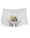 Wishin you were Beer Mens Cotton Trunk Underwear-Men's Trunk Underwear-NDS Wear-White-Small-Davson Sales