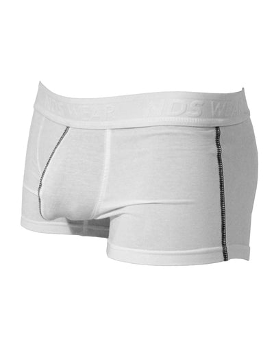 Mens Cotton Stretch Pouch Trunk Underwear-NDS Wear-White-Small-Davson Sales