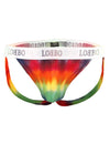 Rainbow Tie Dye Horizontal Stripes Jockstrap-NDS Wear-Rainbow-Horizontal-Stripes-Small-Davson Sales